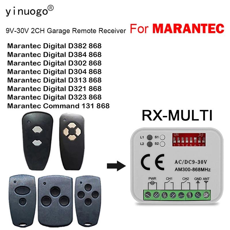 MARANTEC Digital D382 D384 D302 D304 D313 D321 D323 Command 131 868    RX Ƽ ű 300MHz-868MHz